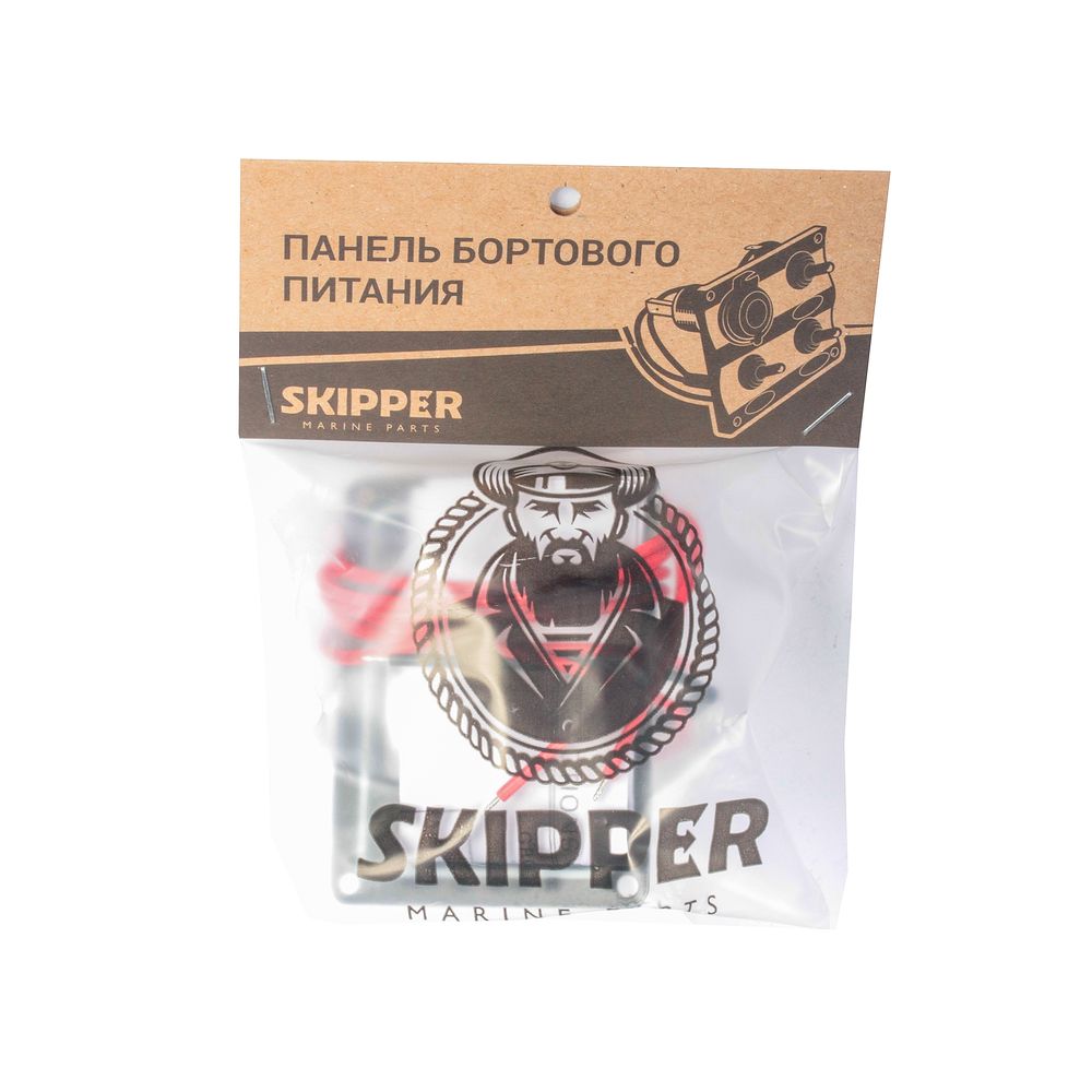 картинка Панель контроля заряда аккумулятора Skipper пластик/алюминий от магазина Одежда+