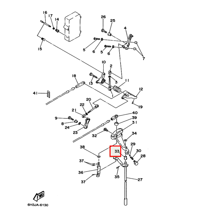 картинка Втулка вала реверса Yamaha 25-90, F45-50 (90386-07M58) (Yamaha) от магазина Одежда+