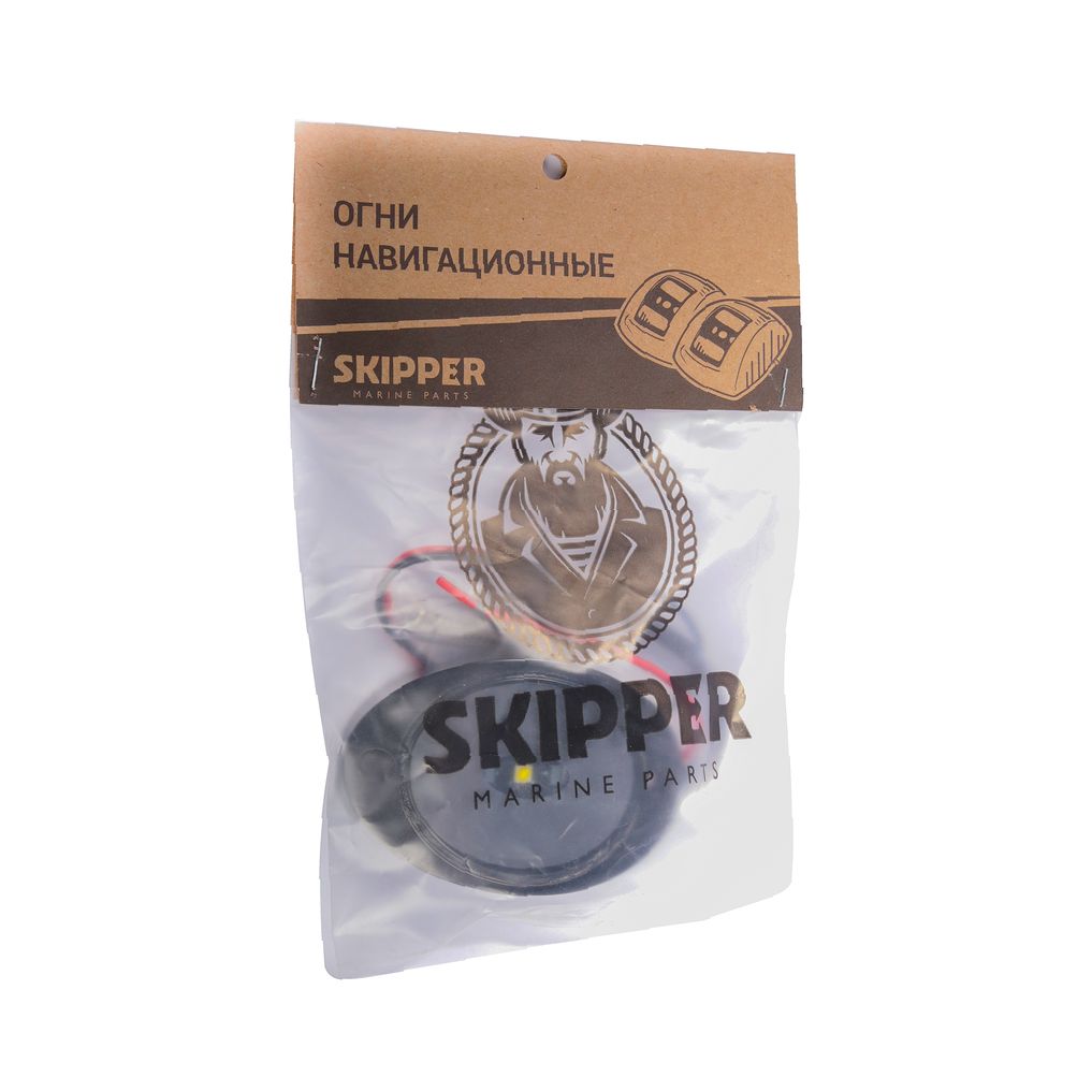 картинка Огонь гаковый (кормовой) Skipper накладной, алюминий, светодиод от магазина Одежда+