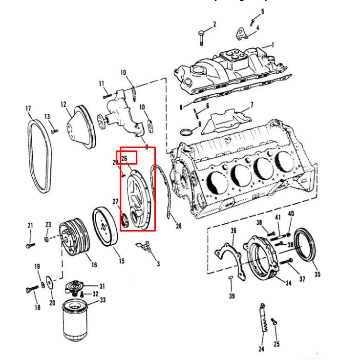 картинка Крышка цепи газораспределения стальная COVER ASSY QS от магазина Одежда+