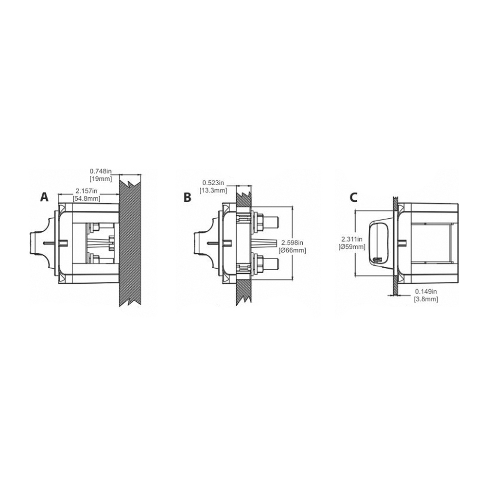 картинка Переключатель батарей SeaFlo 300-500А, 6V-32V, четырёхпозиционный от магазина Одежда+