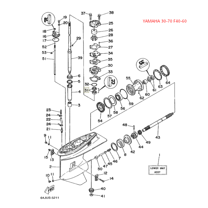 картинка Сальник Yamaha (93101-23070) (23x37x6) (POLY-MOTO) от магазина Одежда+