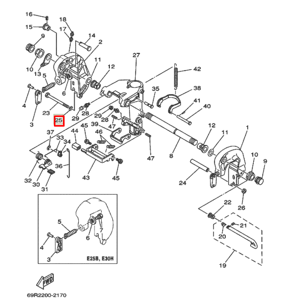 картинка Шайба Yamaha 4-100, F2.5-350 (YUELANG)(16х8х1) от магазина Одежда+