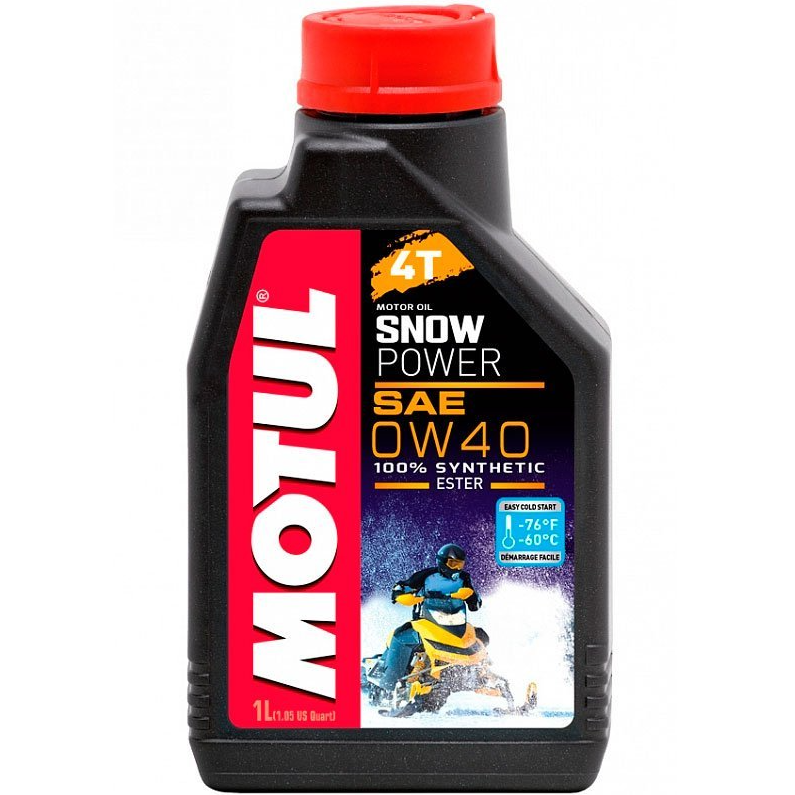 картинка Масло Motul Snowpower 4T 0W-40 1л. от магазина Одежда+