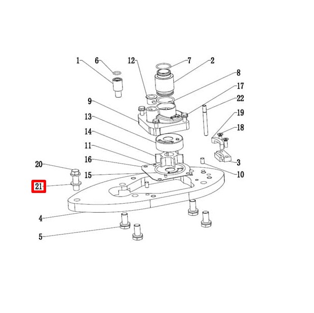 картинка Шайба 20×10.5×2 (372-17067;92995-10600) (PREMARINE) от магазина Одежда+