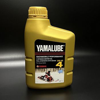 картинка Масло моторное Yamalube 0W-40 SYNTHETIC OIL (1 л) для снегоходов от магазина Одежда+